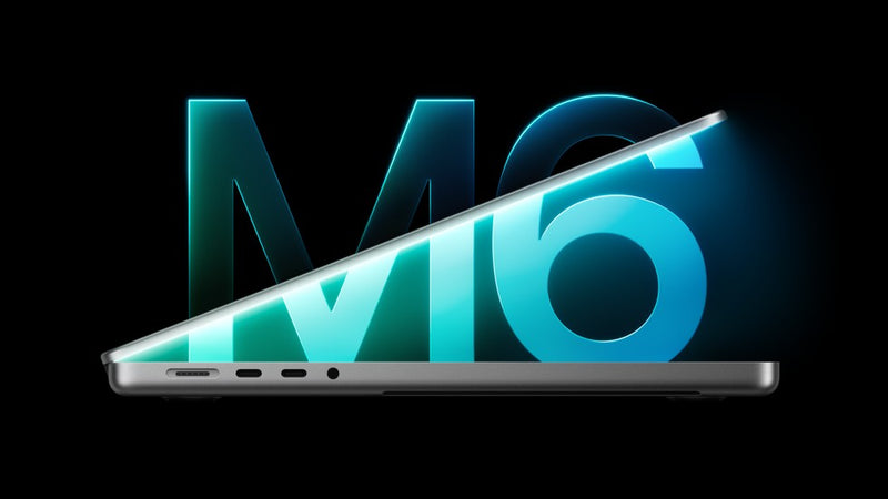 Official Apple press image of the 14-inch MacBook Pro with M6 chip. Image credit: Apple.
