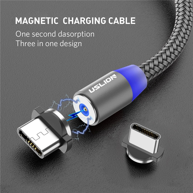 Magnetic USB Cable Charging Cable Fast Charging 