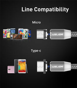 Magnetic USB Cable Charging Cable Fast Charging 