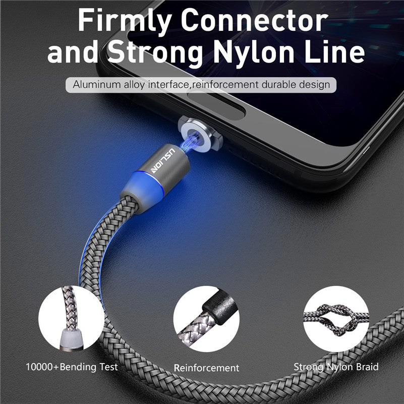 Magnetic USB Cable Charging Cable Fast Charging 