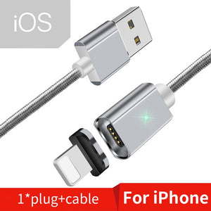 Magnetic Micro USB/Lightning/USB-C Charging Cable | Fast Charging