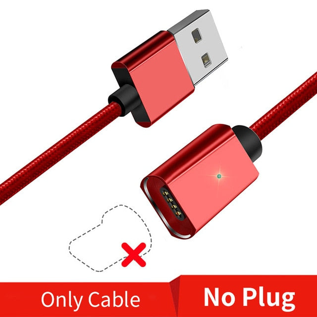 Magnetic Micro USB/Lightning/USB-C Charging Cable